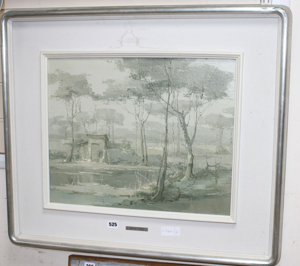 Franco Gnocchi (b. 1945), oil on canvas, Maremma, 38 x 49cm